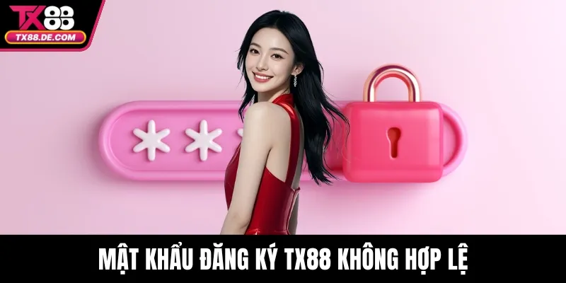 Mật khẩu đăng ký TX88 không hợp lệ