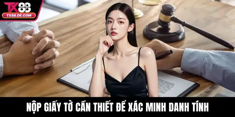 Nộp giấy tờ cần thiết để xác minh danh tính