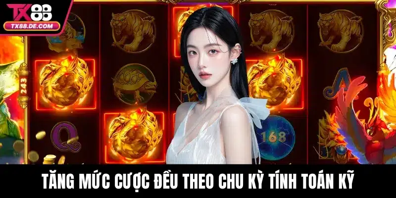 Tăng mức cược đều theo chu kỳ tính toán kỹ